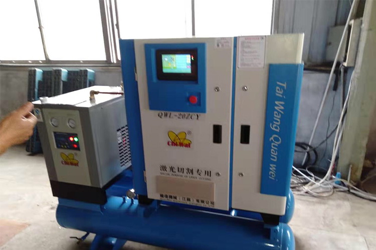 激光切割螺桿空壓機